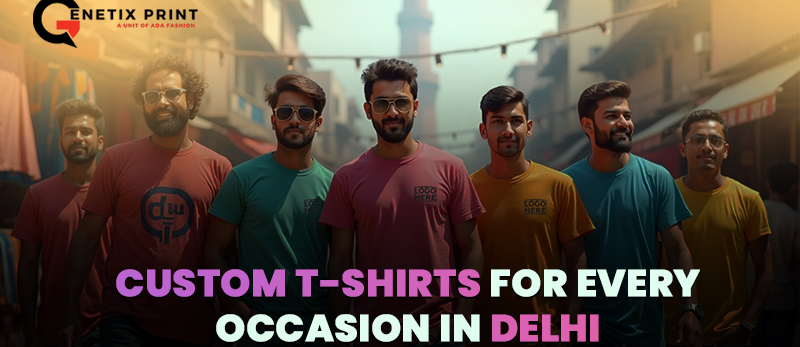 Custom T-Shirts for Every Occasion in Delhi